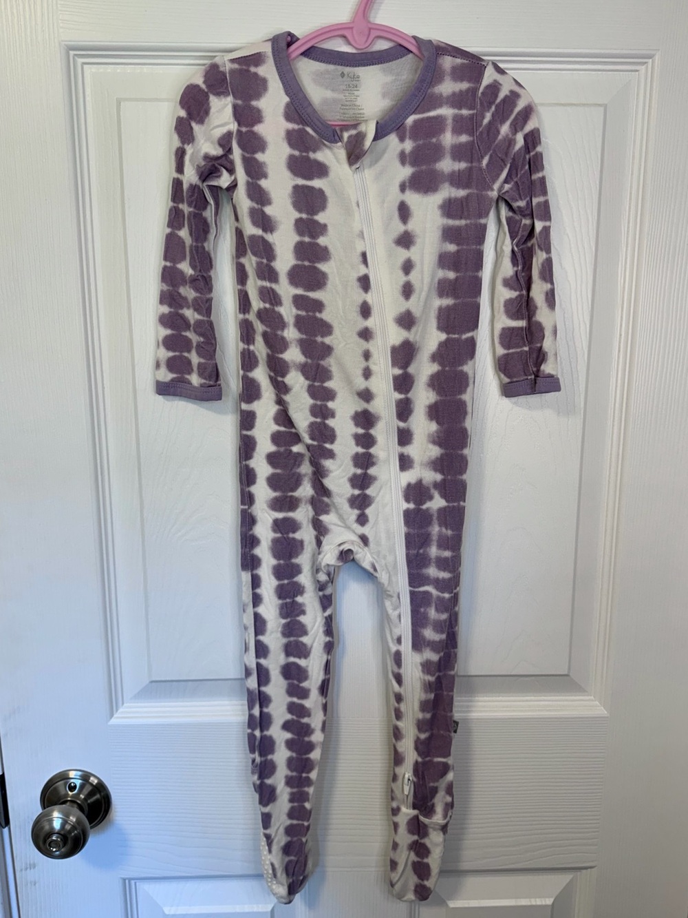 Kyte BABY Taro Riptide Bamboo Zippered Footie Pajamas 18-24mo